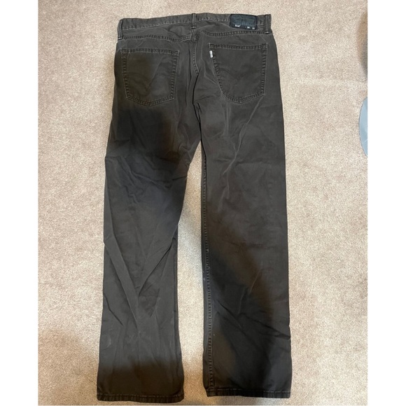 Black Mens Levi 514 Denim Jeans - Picture 2 of 5